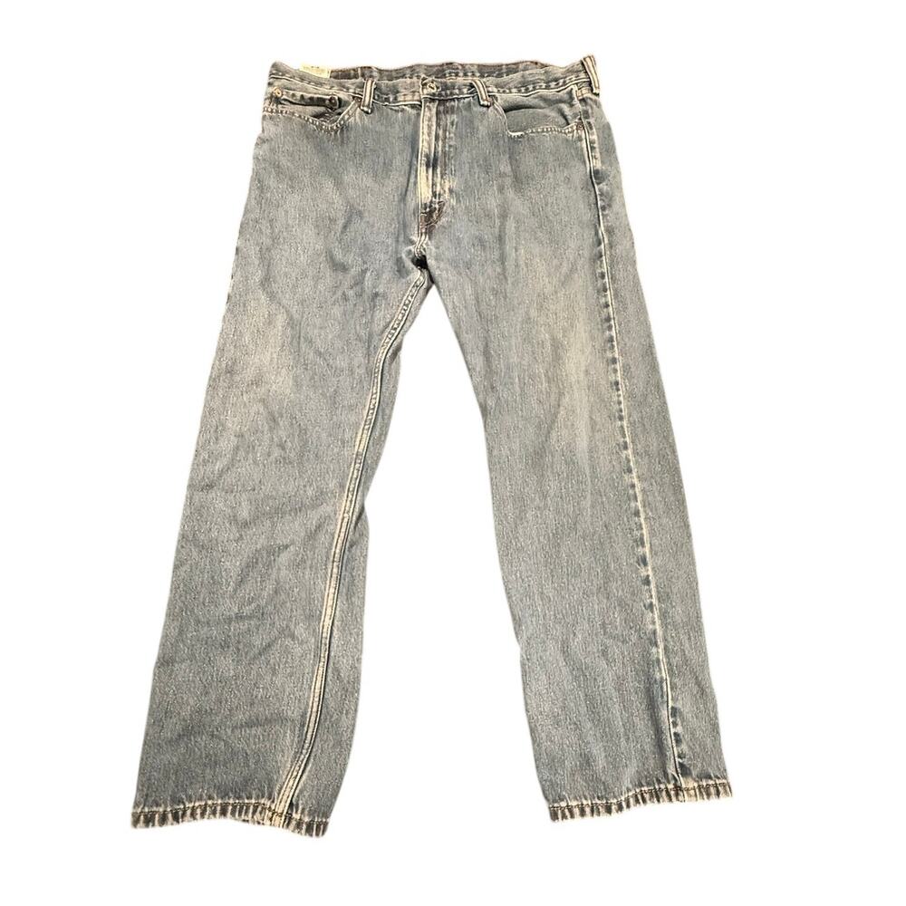 Levi's 505 Men's Blue Regular Fit Straight Leg Denim Jeans Size 38x29